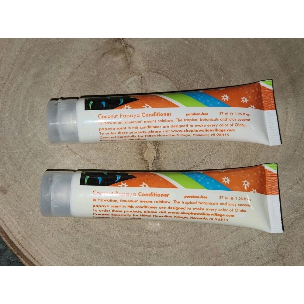 2~ANUENUE Rainbow~Coconut‎ Papaya Conditioner~Hilton Hawaii